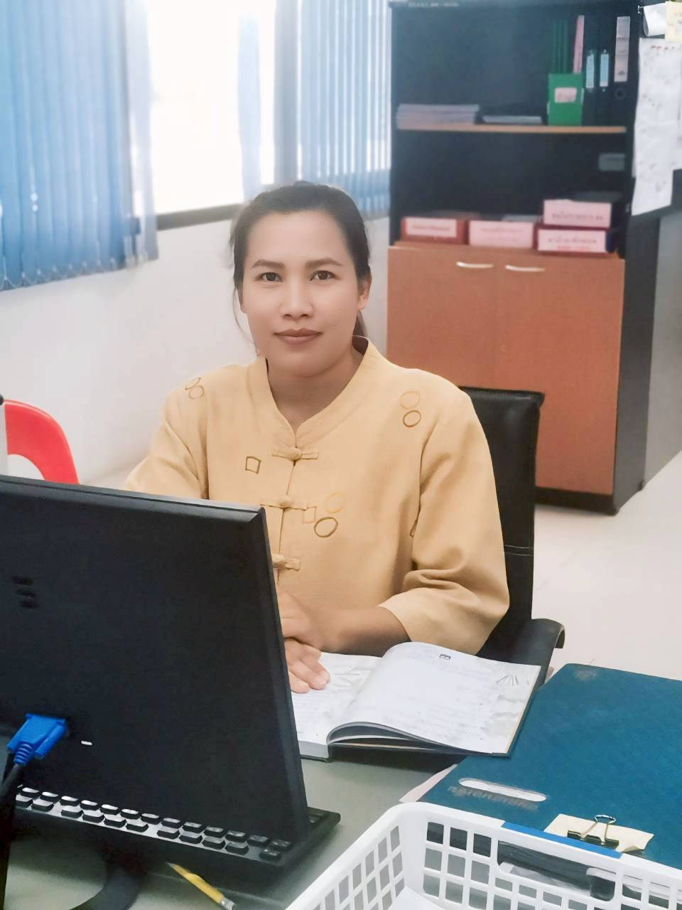title -  ส.ป.ก.บึงกาฬ ร่วมรณรงค์การแต่งกายตามอัตลักษณ์ไทยสู่สากล ภายต้แนวคิด 